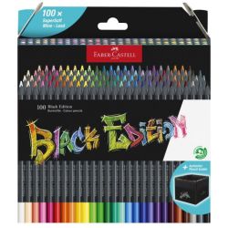 Faber-Castell black edition set of 100 triangular pencils
