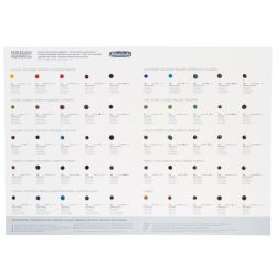 Schmincke dot card 50 colours super granulation