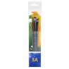 Restaurohouse basic 3a set of 3 synthetic brushes - art store