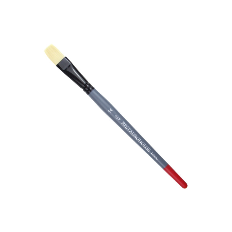 RestauroHouse basic synthetic flat brushes series 05F - plast store