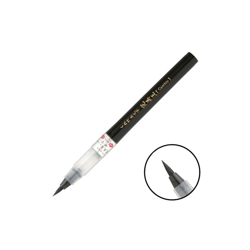 Kuretake bimoji cambio brush pen medium black