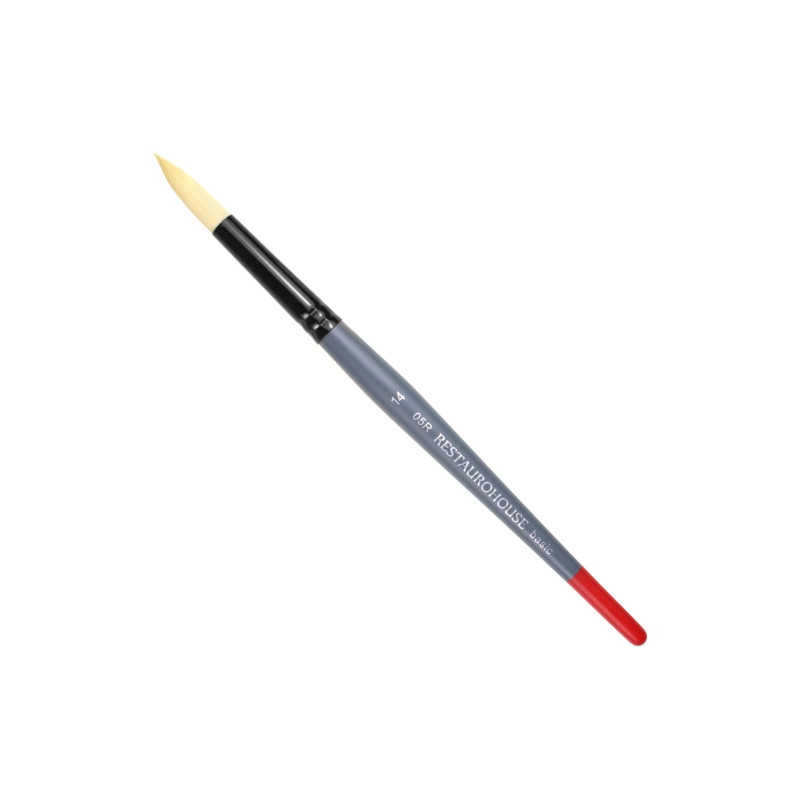 RestauroHouse basic synthetic round brushes series 05R - plast store