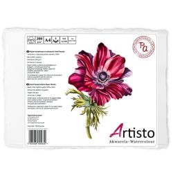 PA watercolor paper artisto cold pressed 5ark - art store -.