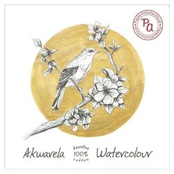 PA jay watercolor block 20x20cm 15ark - art store - craze for