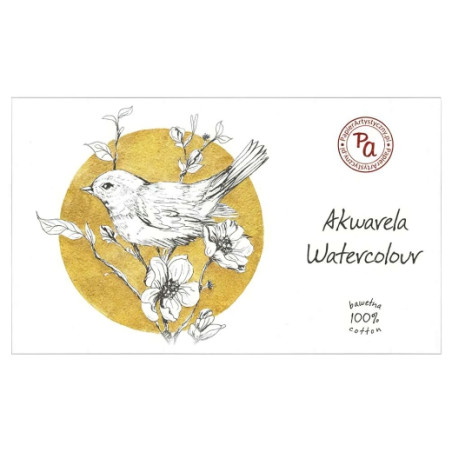 PA tit watercolor block 15x25cm 15ark - art store - dl craze