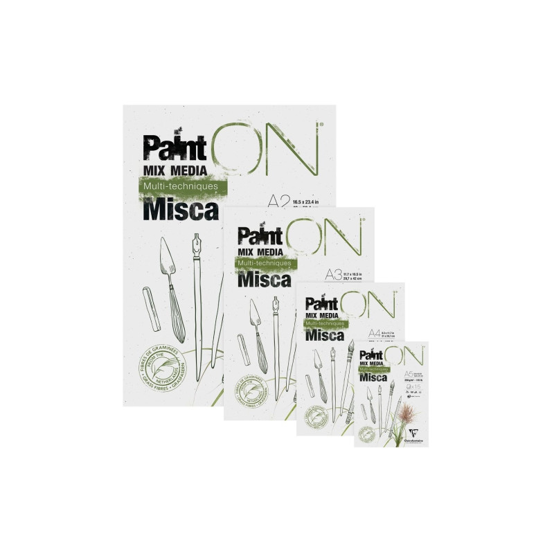 Clairefontaine paint on misca block mix media 250g 15ark - art store