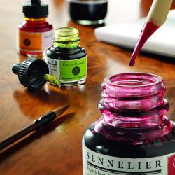 Sennelier ink with pipette 30ml - art store - art craze