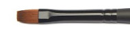 Raphael stradivarius 8343 flat brush curved synthetic brush imitation kolinsky