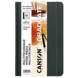 Canson graduate mixed media natural 14x21,6cm 220g 32ark - sklep plast