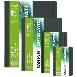 Canson graduate dessin sketchbook 160g 52ark - art store - craze