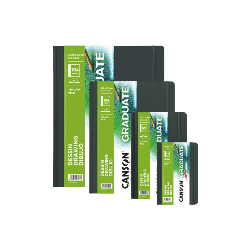 Canson graduate dessin szkicownik 160g 52ark - sklep plastyczny - szał