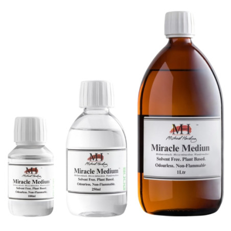 Michael Harding miracle medium solvent - art store - sha