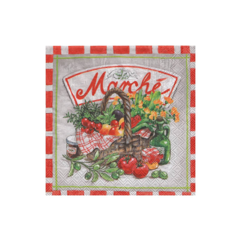 Serwetka do decoupage ambiente 19-13309140 market - sklep plastyczny -