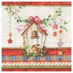 Serwetka do decoupage ambiente 17-33303365 bird's house - sklep plasty