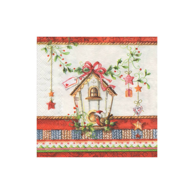 Serwetka do decoupage ambiente 17-33303365 bird's house - sklep plasty