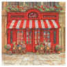 Decoupage napkin ambiente 17-13307580 paris cafe - art store