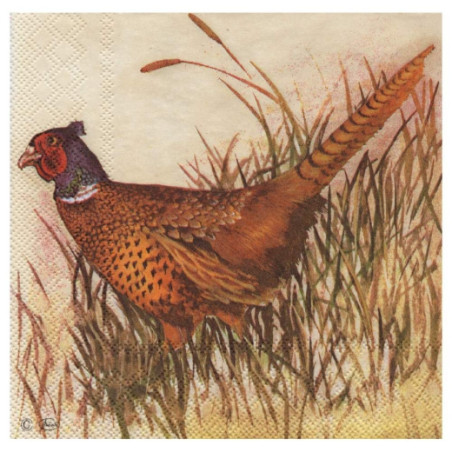 Decoupage napkin ambiente 13307710 pheasant - art store -.