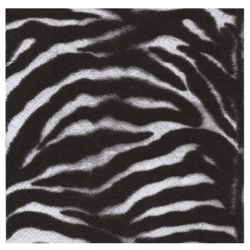 Decoupage napkin ambiente 7-13307800 zebra black - art store