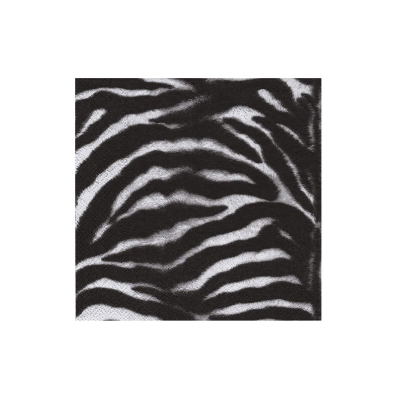 Decoupage napkin ambiente 7-13307800 zebra black - art store