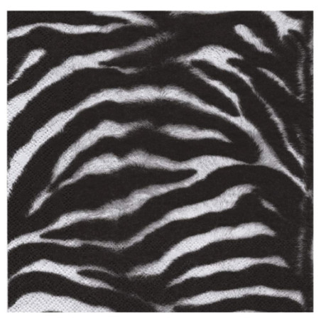 Serwetka do decoupage ambiente 7-13307800 zebra black - sklep plastycz