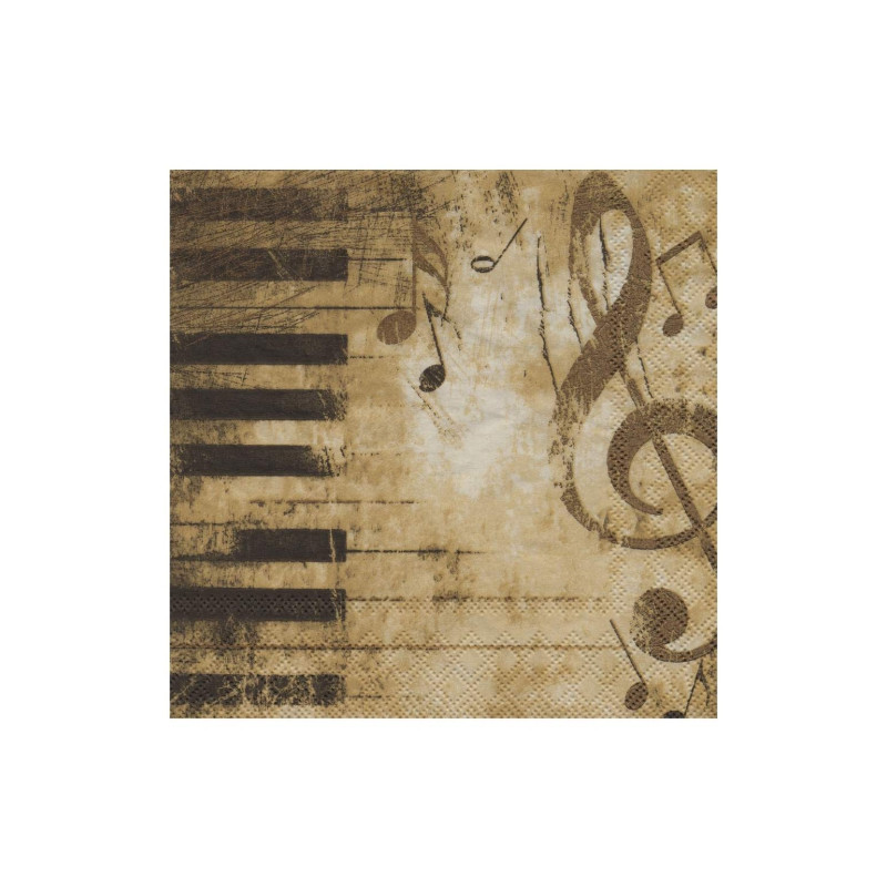 Serwetka do decoupage ambiente 7-13305765 piano - sklep plastyczny - s