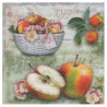 Serwetka do decoupage ambiente 13-13311055 apple basket - sklep plasty