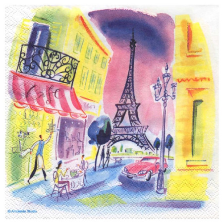 Decoupage napkin ambiente 2-13307235 c'est la vie - plastyc store