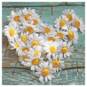 Decoupage napkin ambiente 2-13309260 heart of daisies - pla store