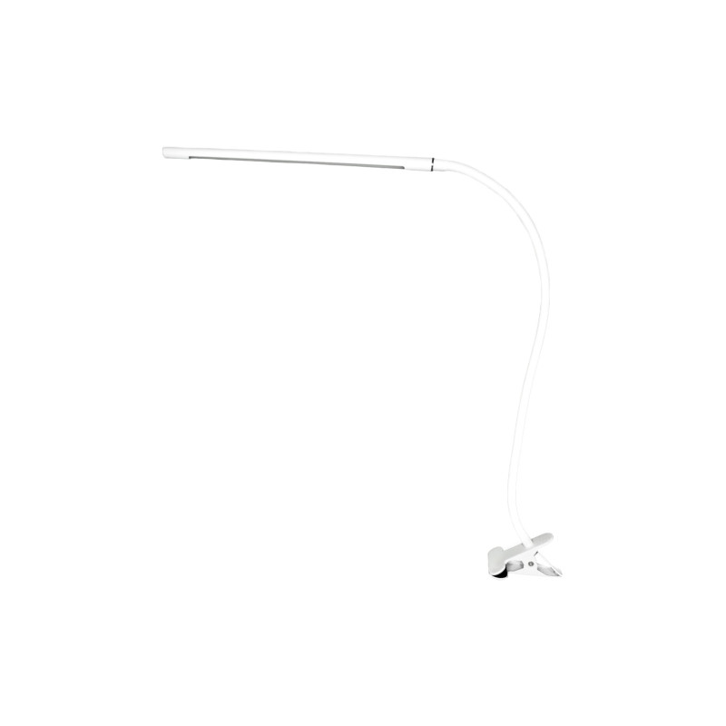 Light&Vision xl slim flex biała lampa stołowa z klipsem - sklep plasty