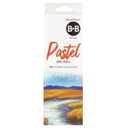 Borciani Bonazzi pastel No. 1 background brush set - art store -.