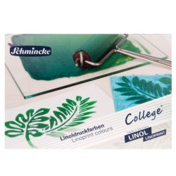 Schmincke College Linoprint zestaw 5 farb do linorytu 75ml - sklep pla