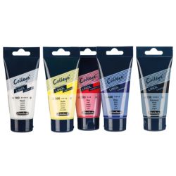 Schmincke College Linoprint set of 5 linocut paints 75ml - pla store
