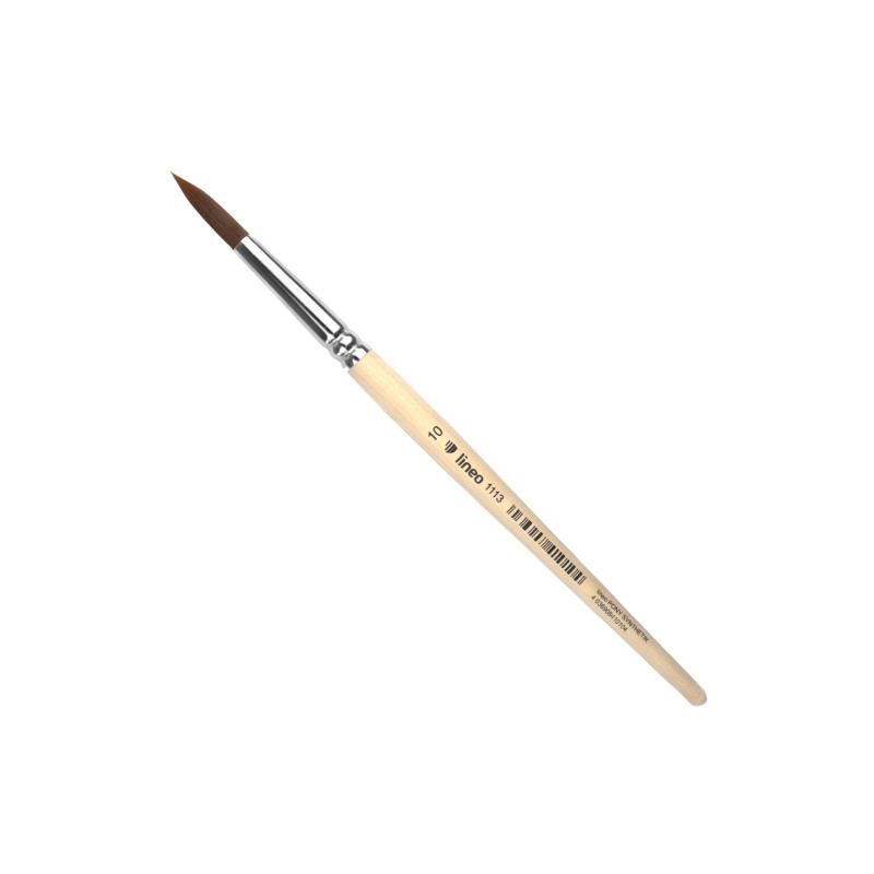 Lineo pony s.1113 round brush synthetic - art store - craze