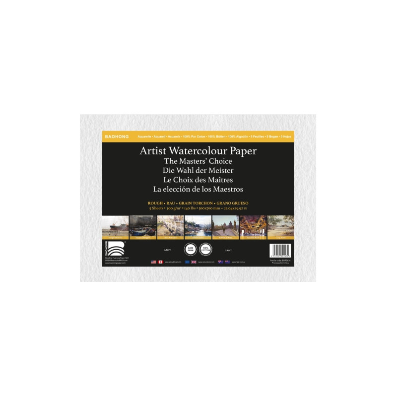 Baohong masters' choice watercolor paper coarse 300g - store