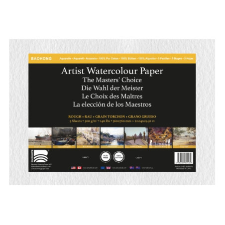 Baohong masters' choice watercolor paper coarse 300g - store
