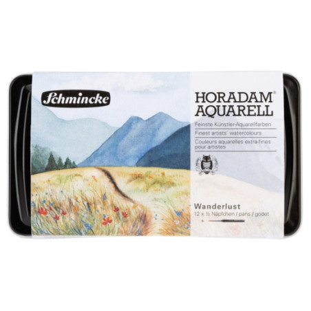 Schmincke horadam aquarell wanderlust set of 12 half brushes Ca