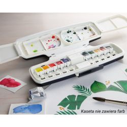 Schmincke pusta kaseta plastikowa na 20 półkostek akwareli - sklep pla