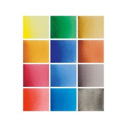 Schmincke horadam aquarell wanderlust zestaw 12 półkostek z pędzlem Ca