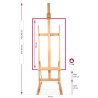 Galfrez professor beech studio easel - art store - dl craze
