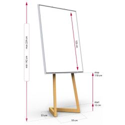 Galfrez expositor xl display easel beech - art store -.