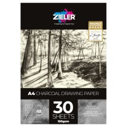 Blok zieler charcoal drawing a4 150g 30ark - sklep plastyczny - szał d