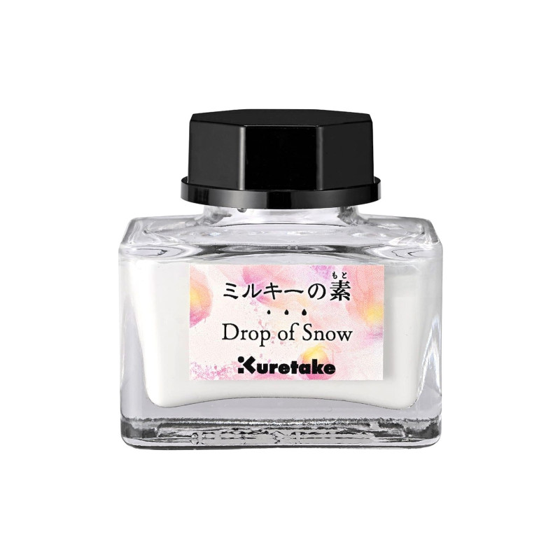 Kuretake drop of snow white ink medium - art store - craze