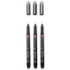 Sakura pigma micron black edition zestaw 3 cienkopisów w etui - sklep