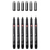 Sakura pigma micron black edition zestaw 6 cienkopisów w etui - sklep