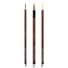 Maries set of 3 different calligraphy brushes - art store - sha