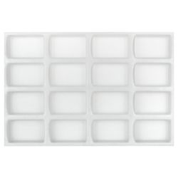 Aquarius cardboard blank plastic cartridge for 16 watercolor cubes