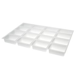 Aquarius cardboard blank plastic cartridge for 16 watercolor cubes