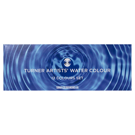 Turner artists watercolour japońskie akwarele zestaw 12x15ml