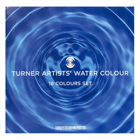 Turner artists watercolor Japanese watercolor set 18x15ml