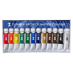 Turner artists watercolour japońskie akwarele zestaw 12x5ml